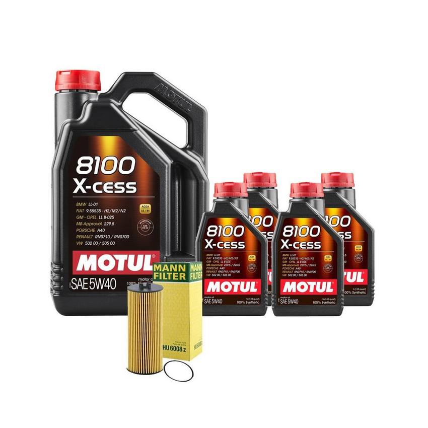 Mercedes Engine Oil Change Kit – Motul 2781800009 (5W40) (X-CESS 8100)