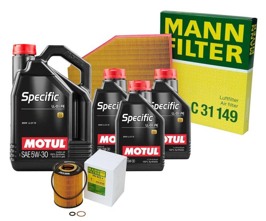 BMW Engine Oil Change Kit – Motul 13717521023 (5W30) (SPECIFIC LL-01 FE)