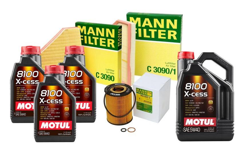 BMW Engine Oil Change Kit – Motul 13717548898 (5W40) (X-CESS 8100)