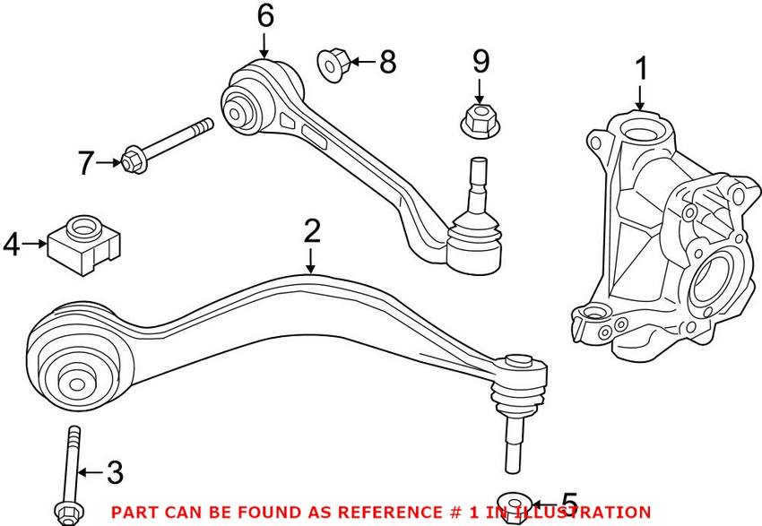 Steering Knuckle – Front Driver Side