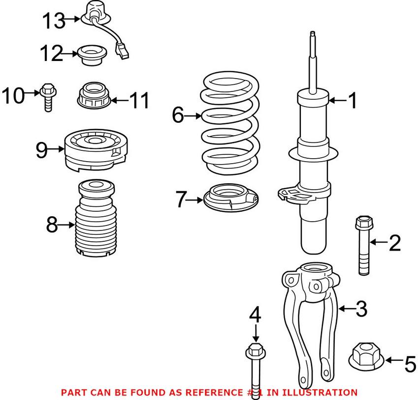 Suspension Strut – Front Driver Side