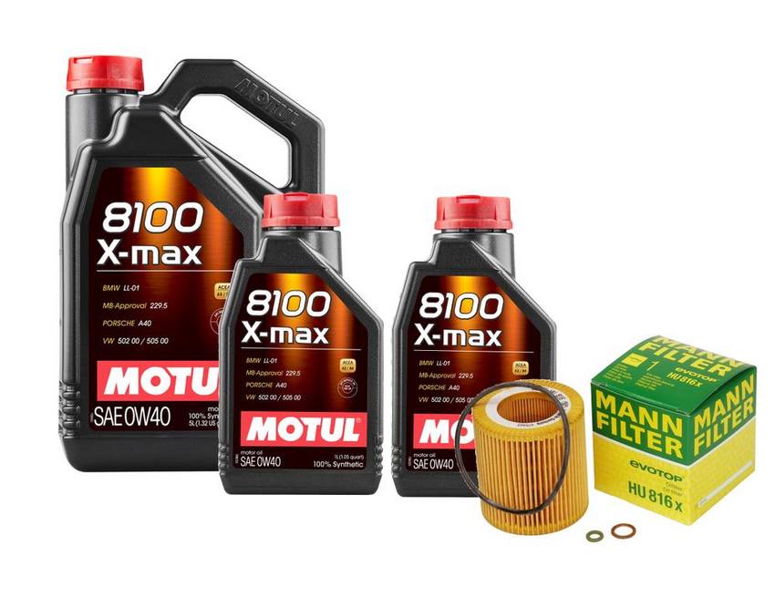 BMW Engine Oil Change Kit – Motul 11427953129 (0W40) (X-MAX 8100)