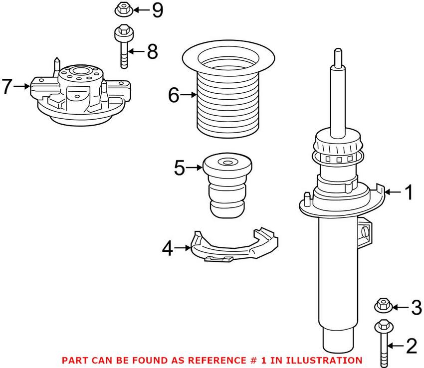 Suspension Strut – Front Pasenger Side