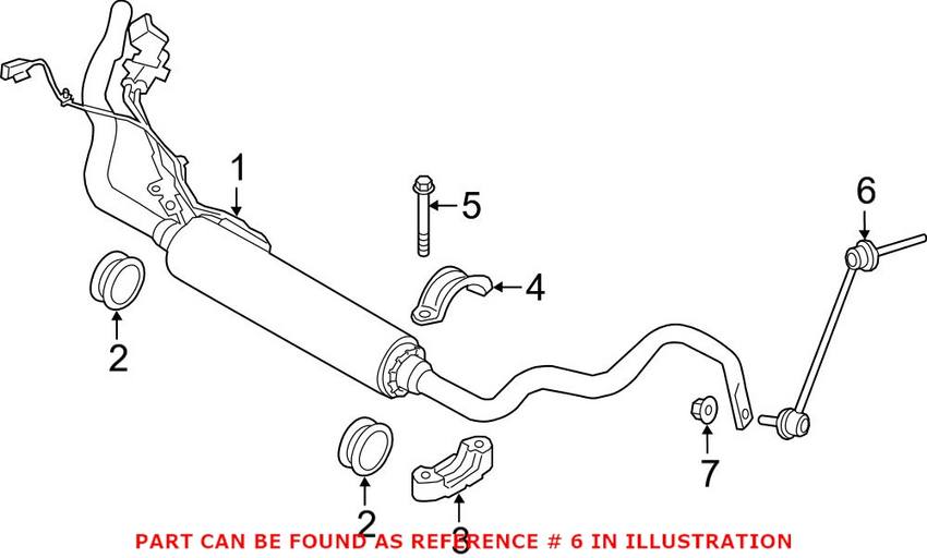 Suspension Stabilizer Bar Link – Front Driver Side