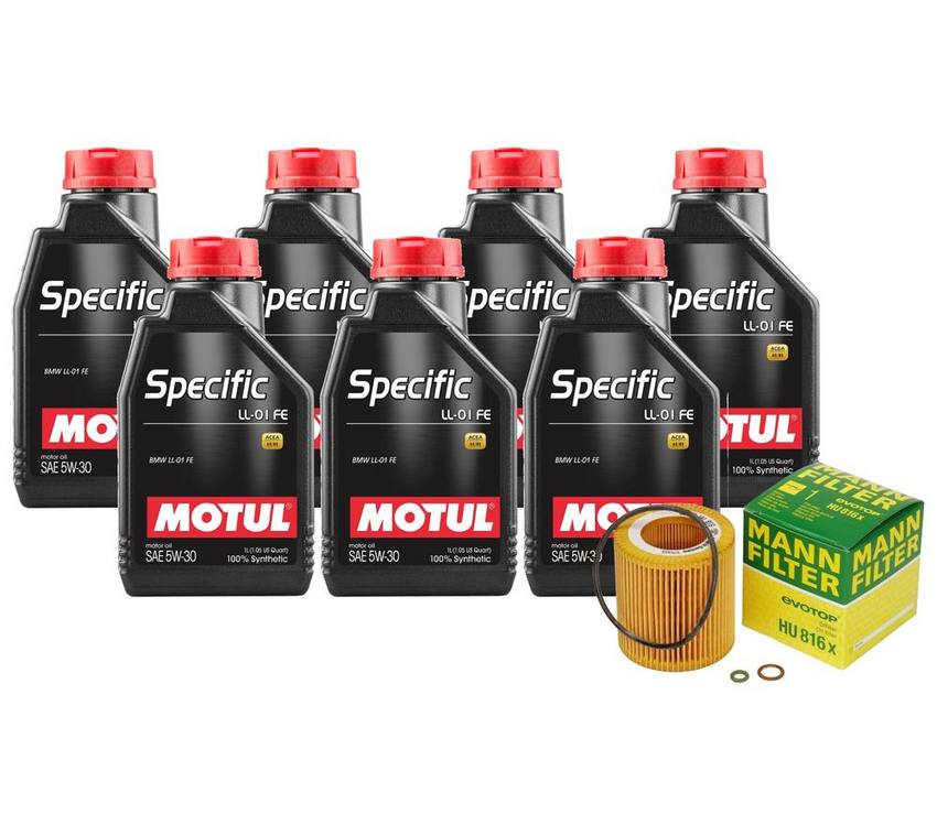 Motul Engine Oil Change Kit – (5W30) (SPECIFIC LL-01 FE)