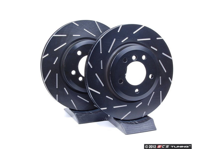 Front Slotted Brake Rotors - Pair (325x25)