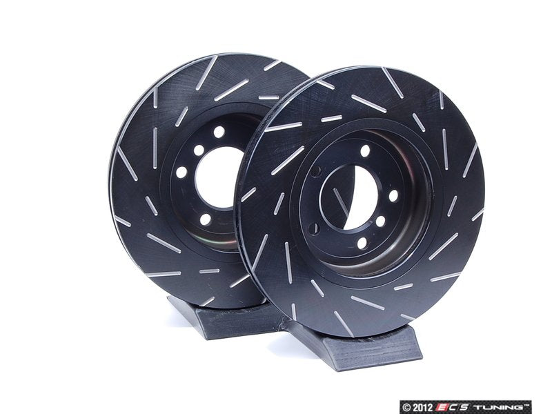 Front Slotted Brake Rotors - Pair (325x25)