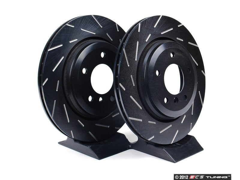 Rear Ultimax USR Sport Slotted Brake Rotors - Pair (320x22)