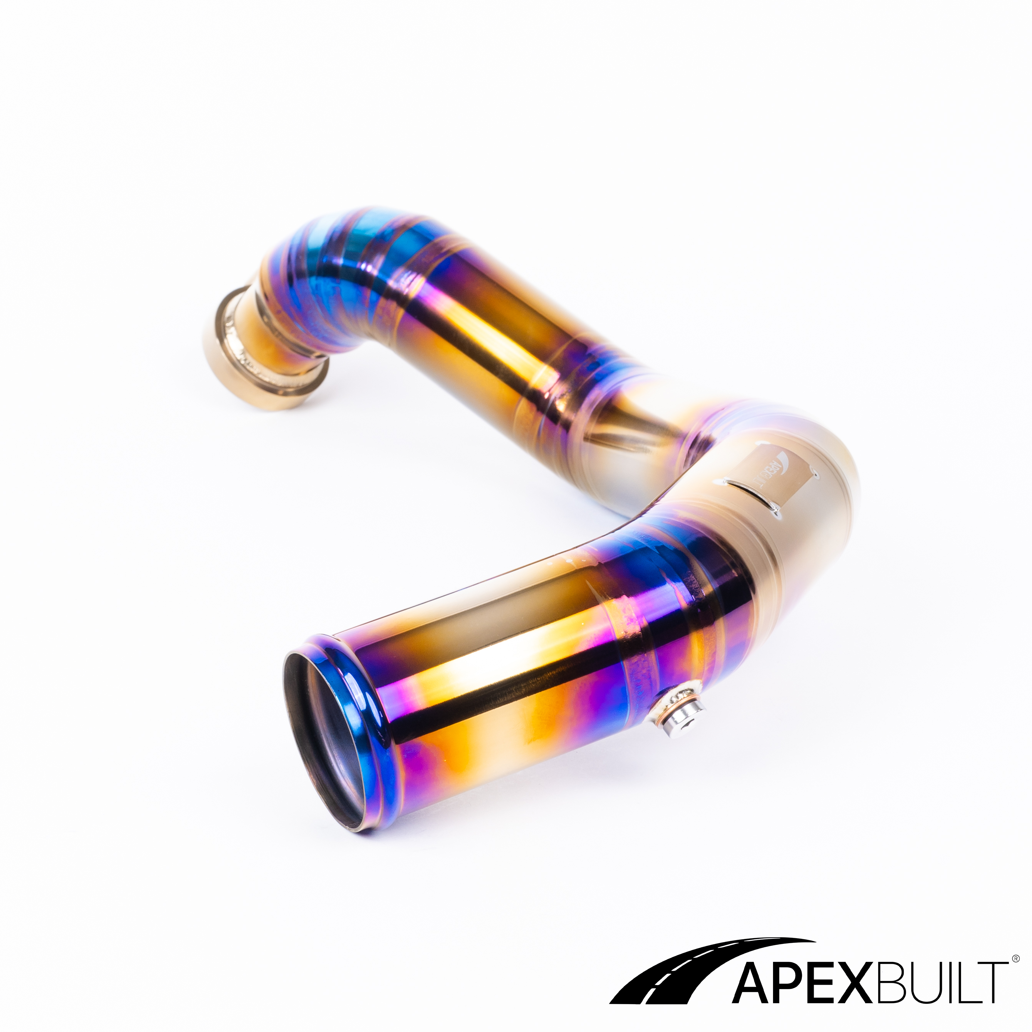 ApexBuilt® BMW F87 M2C, F80 M3, & F82/F83 M4 Titanium Charge Pipe Kit (S55, 2015-20)