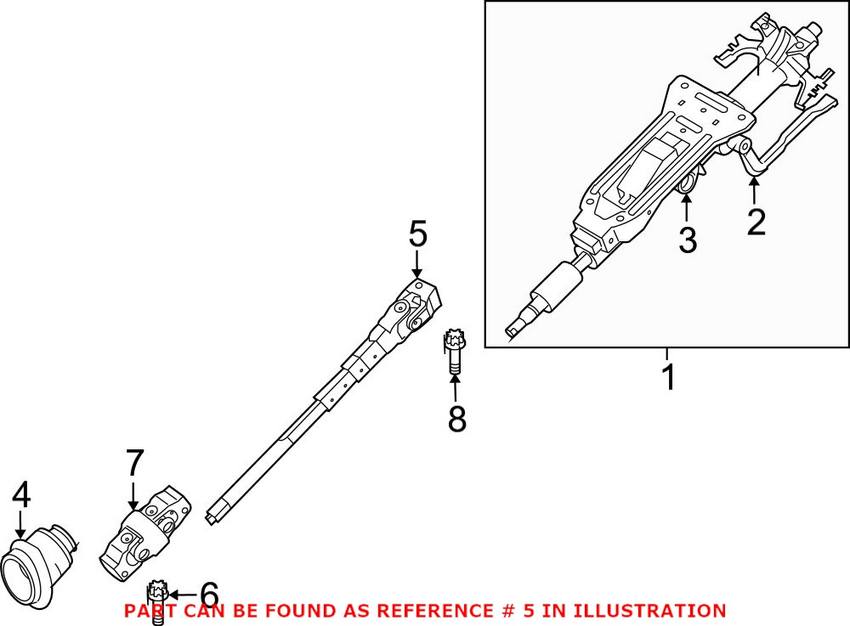 Steering Shaft Universal Joint – Lower