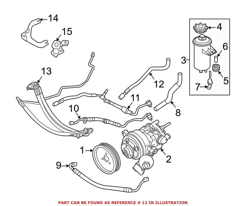 Power Steering Return Line