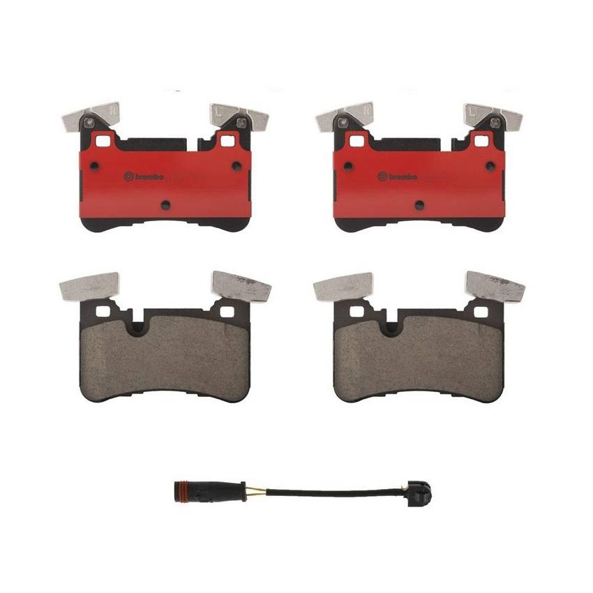 Mercedes Disc Brakes Kit –  Brembo Pads Rear (Ceramic) (With Sensor) 1715400617 – Brembo 3269320KIT