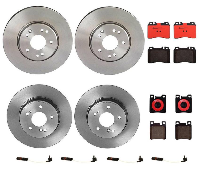 Brembo Brake Pads and Rotors Kit – Front and Rear (300mm/290mm) (Ceramic)