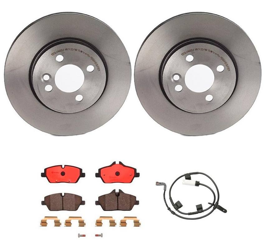 Mini Brakes Kit – Brembo Pads and Rotors Front (280mm) (Ceramic) 34356789329 – Brembo 3274673KIT