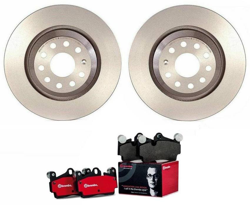 Audi VW Brakes Kit – Pads and Rotors Rear (310mm) (Ceramic) 5Q0698451P – Brembo 3277454KIT