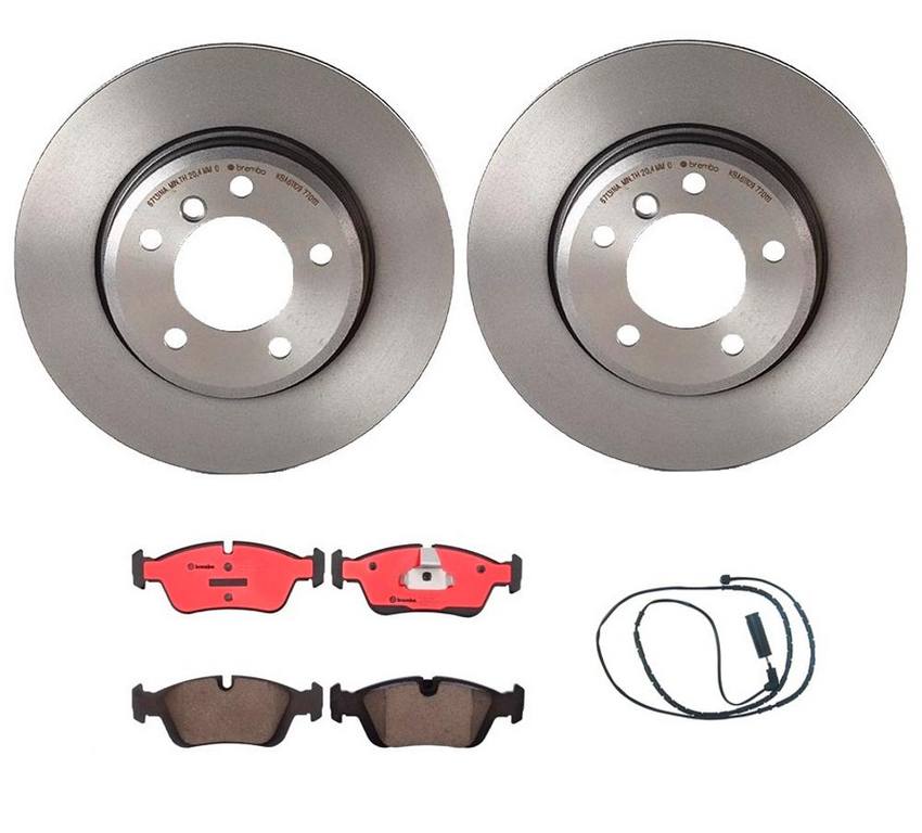 BMW Brembo Brake Kit – Pads and Rotors Rear (294mm) (Ceramic) 34351164372 – Brembo 3280523KIT