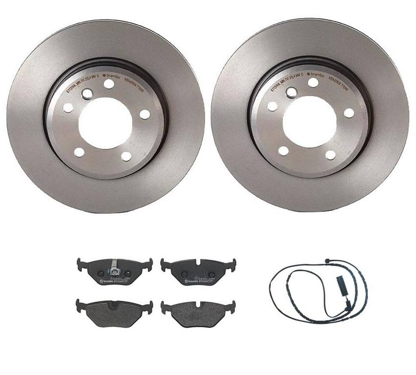 BMW Brembo Brake Kit – Pads and Rotors Rear (294mm) (Low-Met) 34351164372 – Brembo 3280525KIT