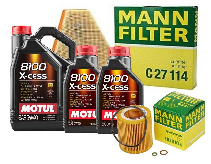 BMW Engine Oil Change Kit – Motul 13717542294 (5W40) (X-CESS 8100)