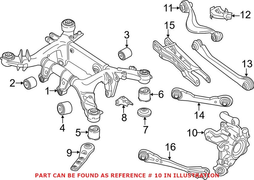 Steering Knuckle – Rear Pasenger Side