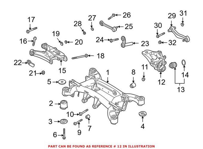 Suspension Knuckle – Rear Driver Left