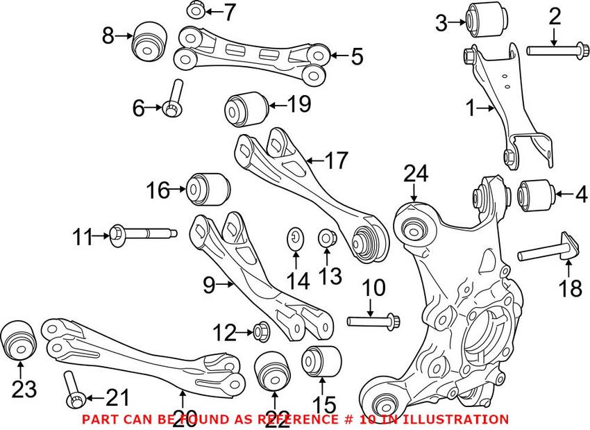 Suspension Control Arm Bolt