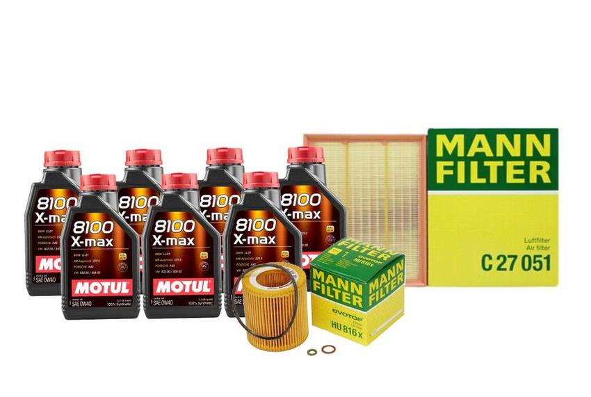 BMW Engine Oil Change Kit – Motul 13718616909 (0W40) (X-MAX 8100)