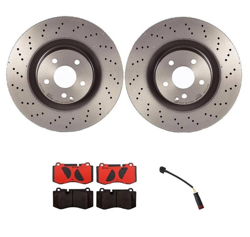 Brembo Brake Pads and Rotors Kit – Front (350mm) (Ceramic)