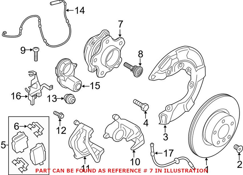 Wheel Bearing and Hub Assembly – Rear