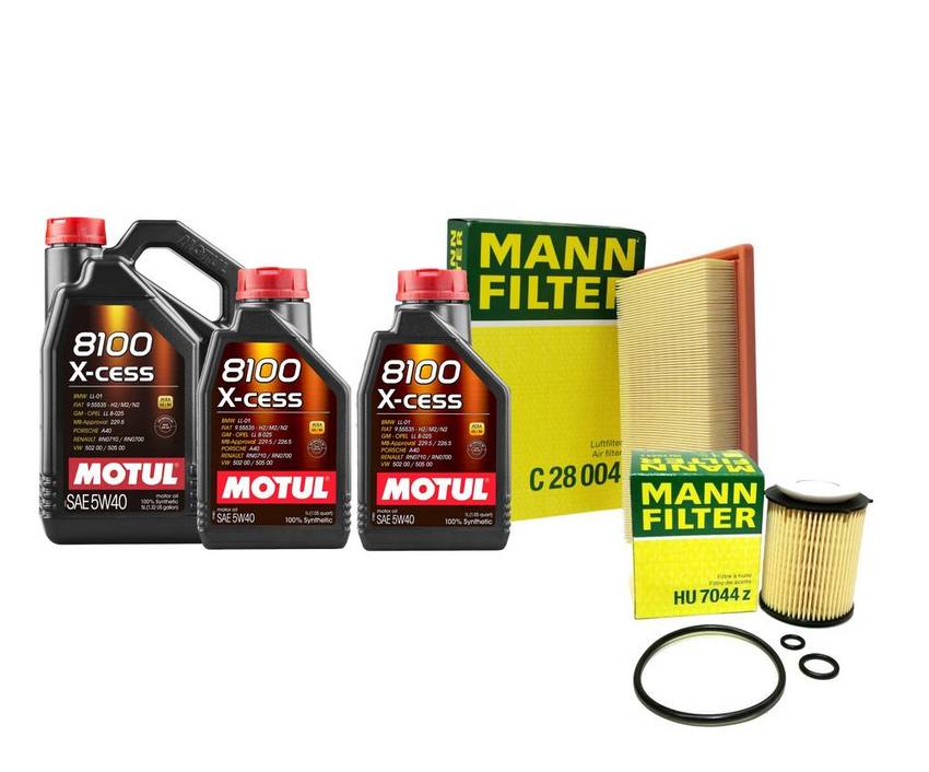 Mercedes Engine Oil Change Kit – Motul 2740940104 (5W-40) (X-Cess 8100)