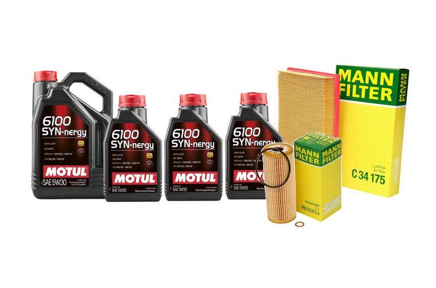 Mercedes Engine Oil Change Kit – Motul 1041800109 (5W30) (SYN-NERGY 6100)