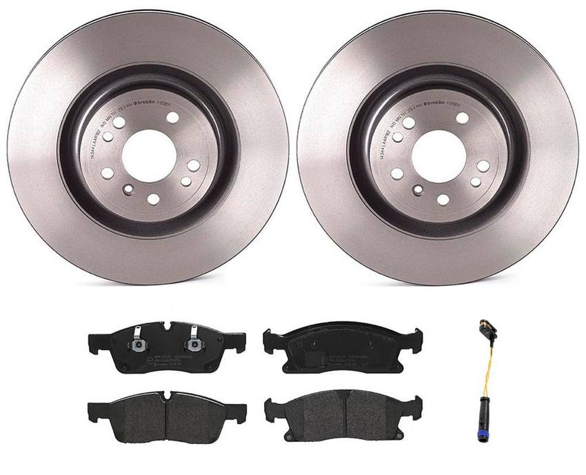 Mercedes Brakes Kit – Brembo Pads and Rotors Front (350mm) (Low-Met) 1664211400 – Brembo 3342245KIT