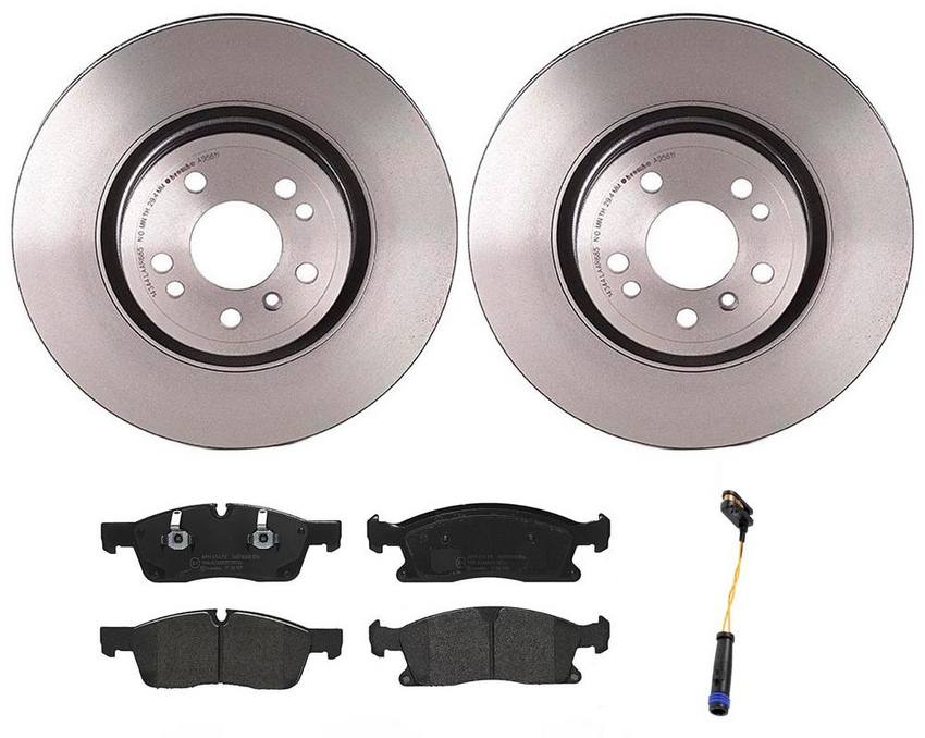 Mercedes Brakes Kit – Brembo Pads and Rotors Front (330mm) (Low-Met) 1664211300 – Brembo 3342284KIT