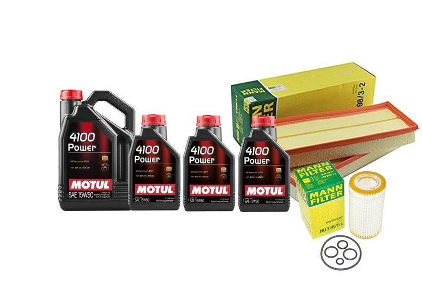 Mercedes Engine Oil Change Kit – Motul 2730940404 (15W-50) (Power 4100)