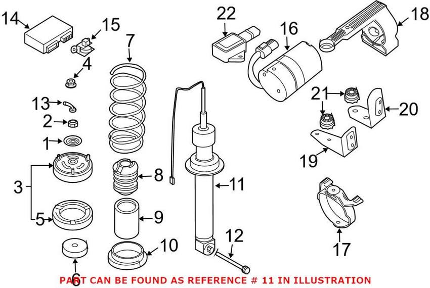 Shock Absorber – Rear (w/ EDC)