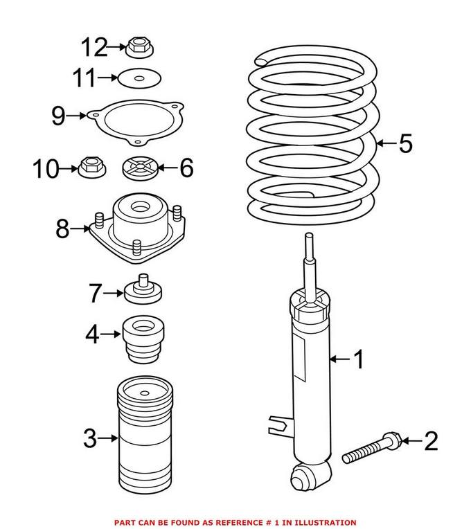 Shock Absorber – Rear Driver Left