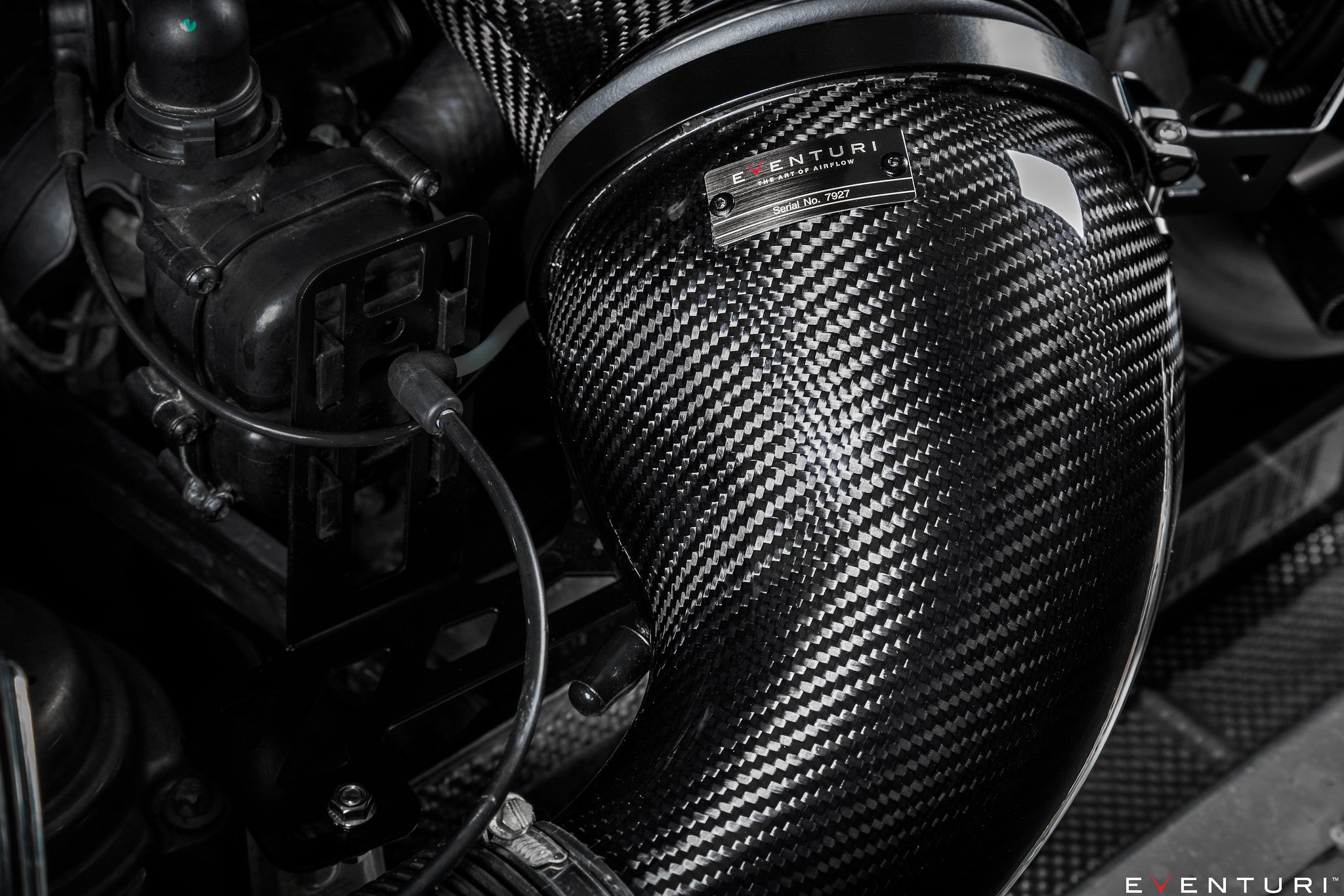 Eventuri Porsche 991 991.2 Turbo / Turbo S Black Carbon Intake System