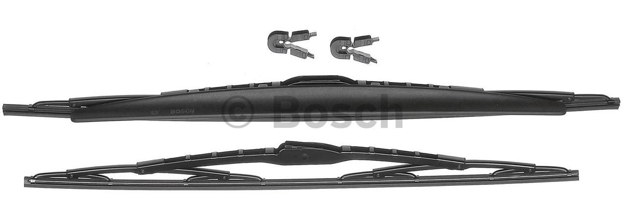 Mercedes-Benz Porsche Jaguar Windshield Wiper Blade Set – Front – Bosch 2038202145