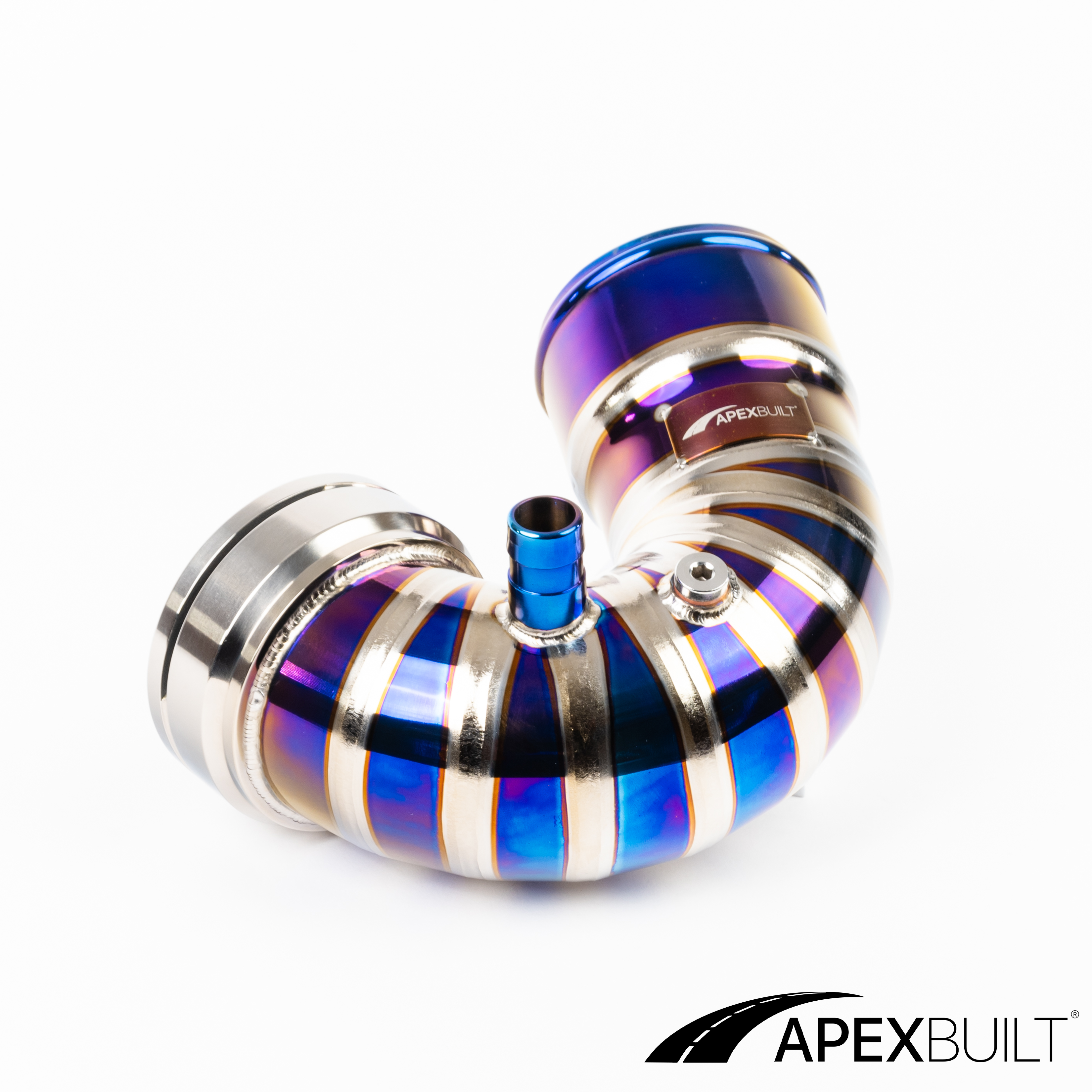 ApexBuilt® BMW F87 M2C, F80 M3, & F82/F83 M4 Titanium Charge Pipe Kit (S55, 2015-20)