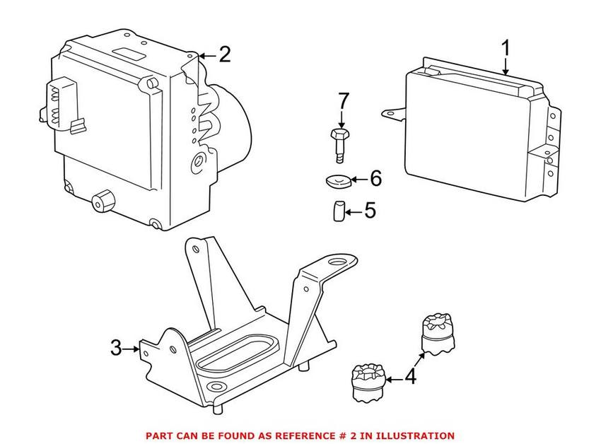 BMW ABS Hydraulic Assembly 34511090911 – Genuine BMW