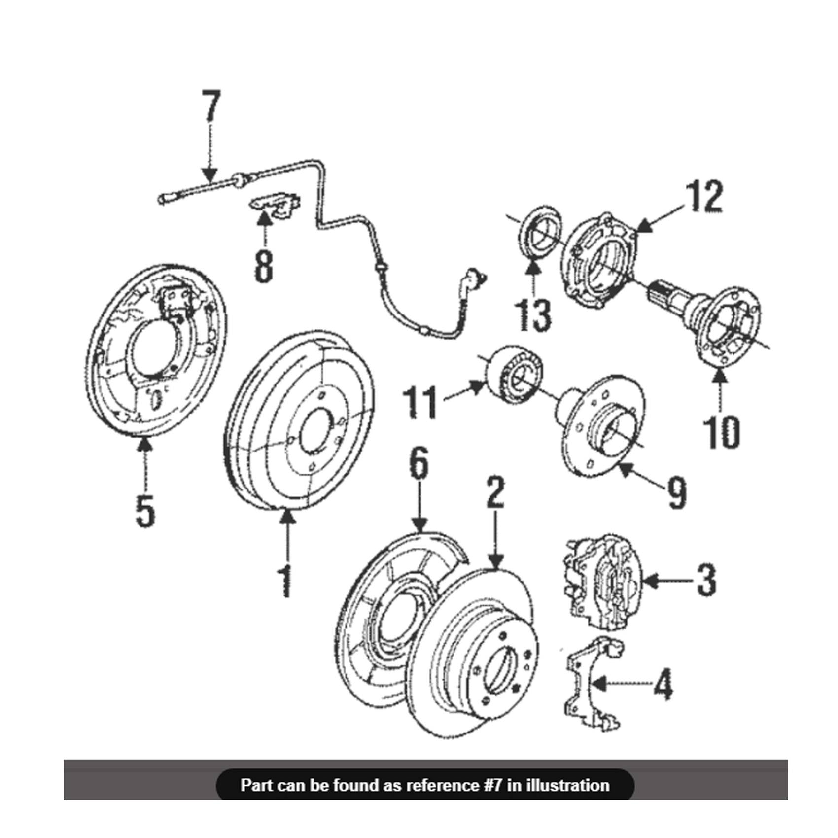 BMW ABS Wheel Speed Sensor – Rear 34521155041