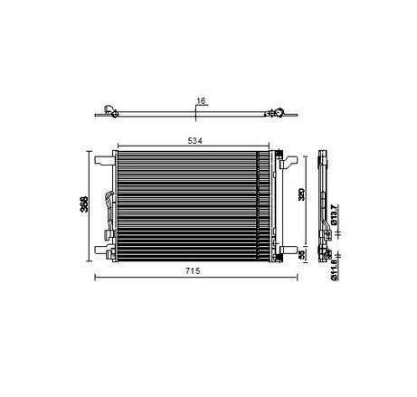 VW A/C Condenser 351010414 – Behr Hella Service