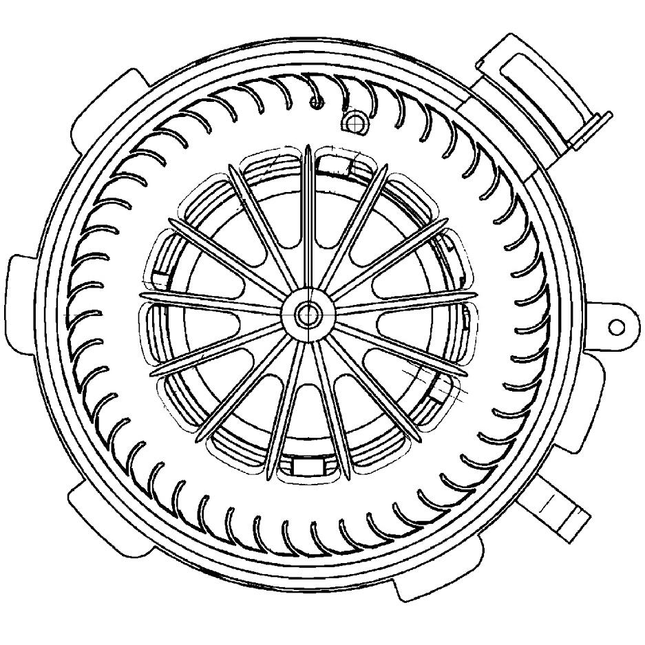 Mercedes Sprinter HVAC Blower Motor – Behr 351034071