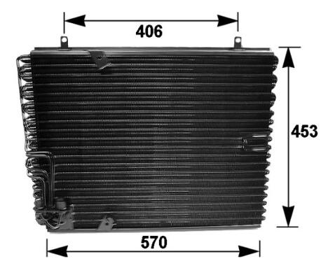 BMW A/C Condenser 64536965952 – Behr 351035041