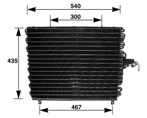 Mercedes A/C Condenser 1248301670 – Behr 351035771