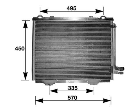 Mercedes A/C Condenser 351036761 – Behr Hella Service