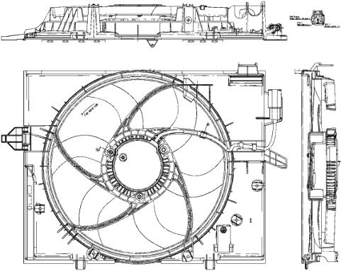 BMW Auxiliary Cooling Fan Assembly 17427526824 – Behr Premium 351040431