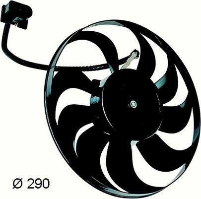 Audi Auxiliary Cooling Fan Assembly 1J0959455R – Behr 351043311