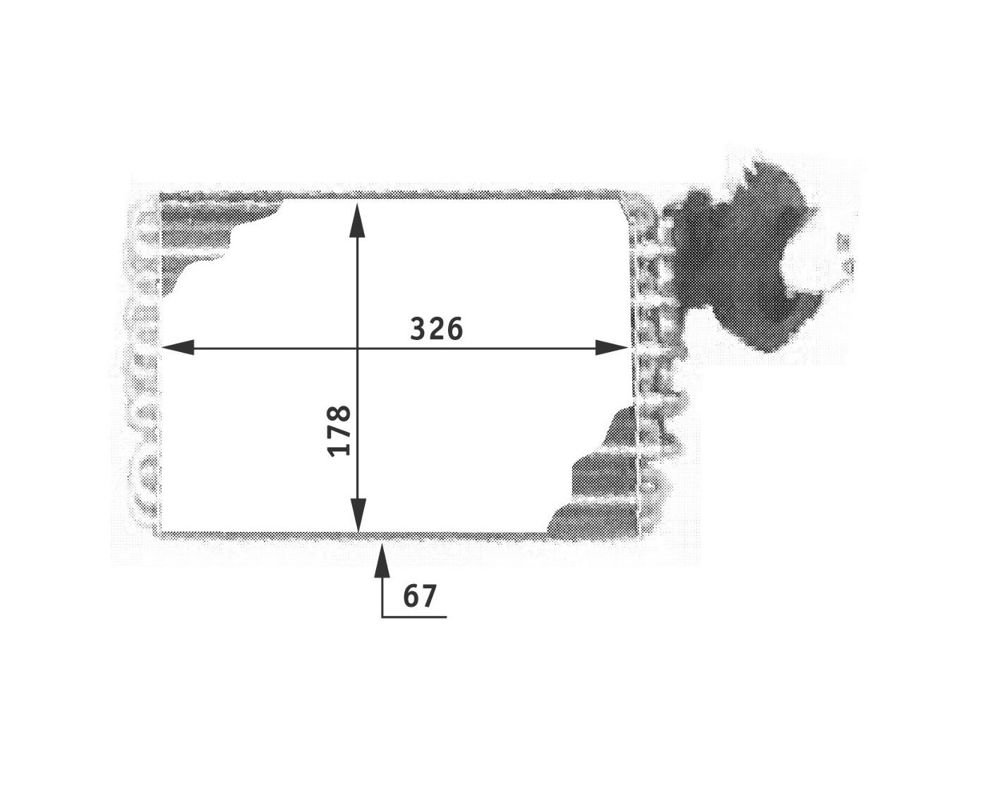 Mercedes A/C Evaporator Core 1298300358 – Behr Premium 351210121