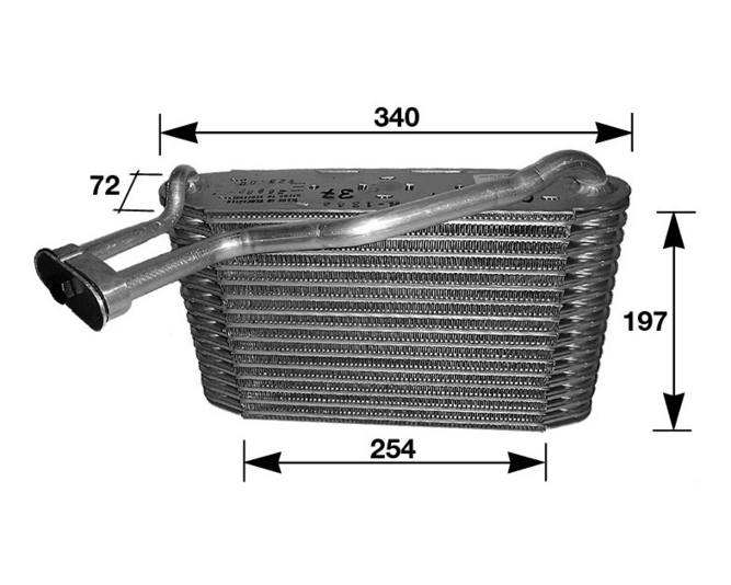 Audi VW A/C Evaporator Core 8D1820103F – Behr 351210201