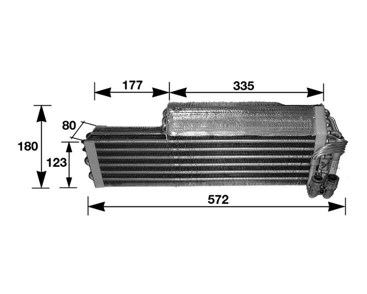 Mercedes A/C Evaporator Core 0008305058 – Behr 351210291